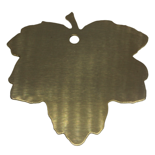 Field Maple brass plaques by Finch Tree