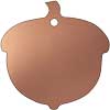 Copper acorn plaque for the Finch Tree Donor Trees by Metallic Garden UK