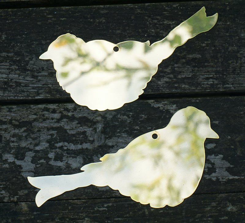 brass bird plaques
