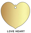 love heart plaque