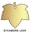 sycamore leaf plaque