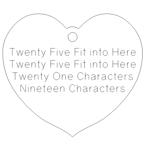 engraving character count