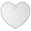 Stainless steel Love heart plaques for the Finch Tree range of donor fundraising trees by Metallic Garden UK