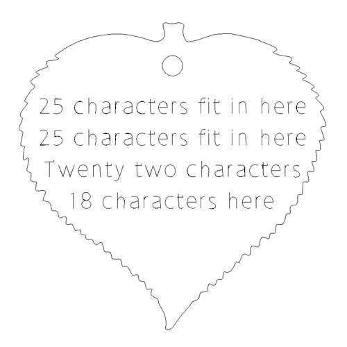 engraving character count