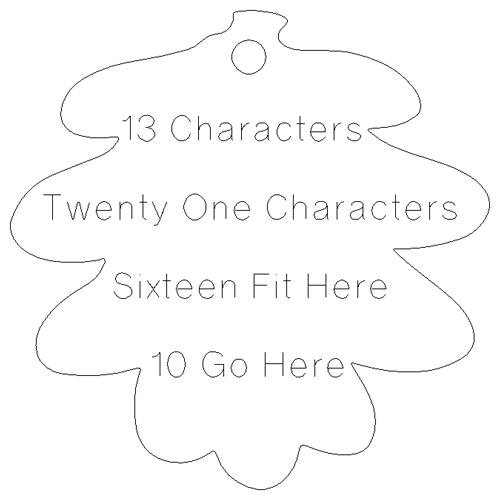 engraving character count