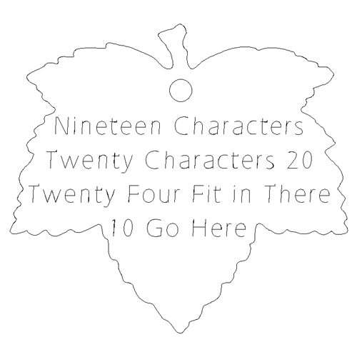 engraving character count