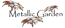 metallic garden logo