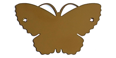 brass butterfly plaque click for more details