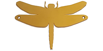 brass dragonfly plaque click for more information