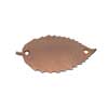 Blank copper hornbeam leaf plaque by Metallic Garden UK