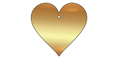 love heart leaf plaque click for more details