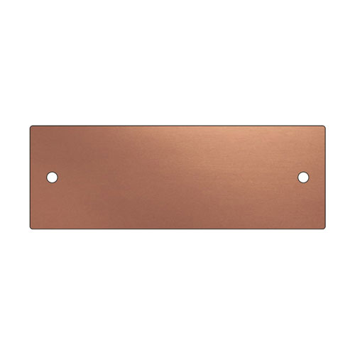 engraved copper & stainless steel bench plaques from Metallic Garden