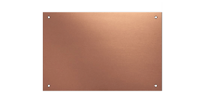 rectangular copper plaque click for more details