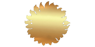 sunflower brass plaque click for more details