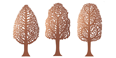 copper fundraising trees