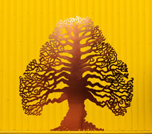 Copper Eternal Tree by Finch Tree UK
