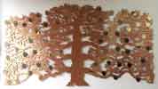 Espalier copper apple tree by Bronwen Glazzard of Metallic Garden