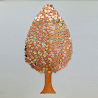 Copper Memory Tree by Finch Tree UK