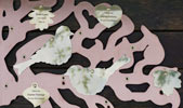  A selection of brass plaques being displayed on a copper fundraising tree. Available from Metallic Garden UK